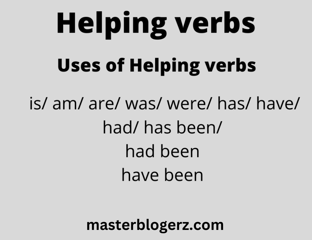 helping verbs